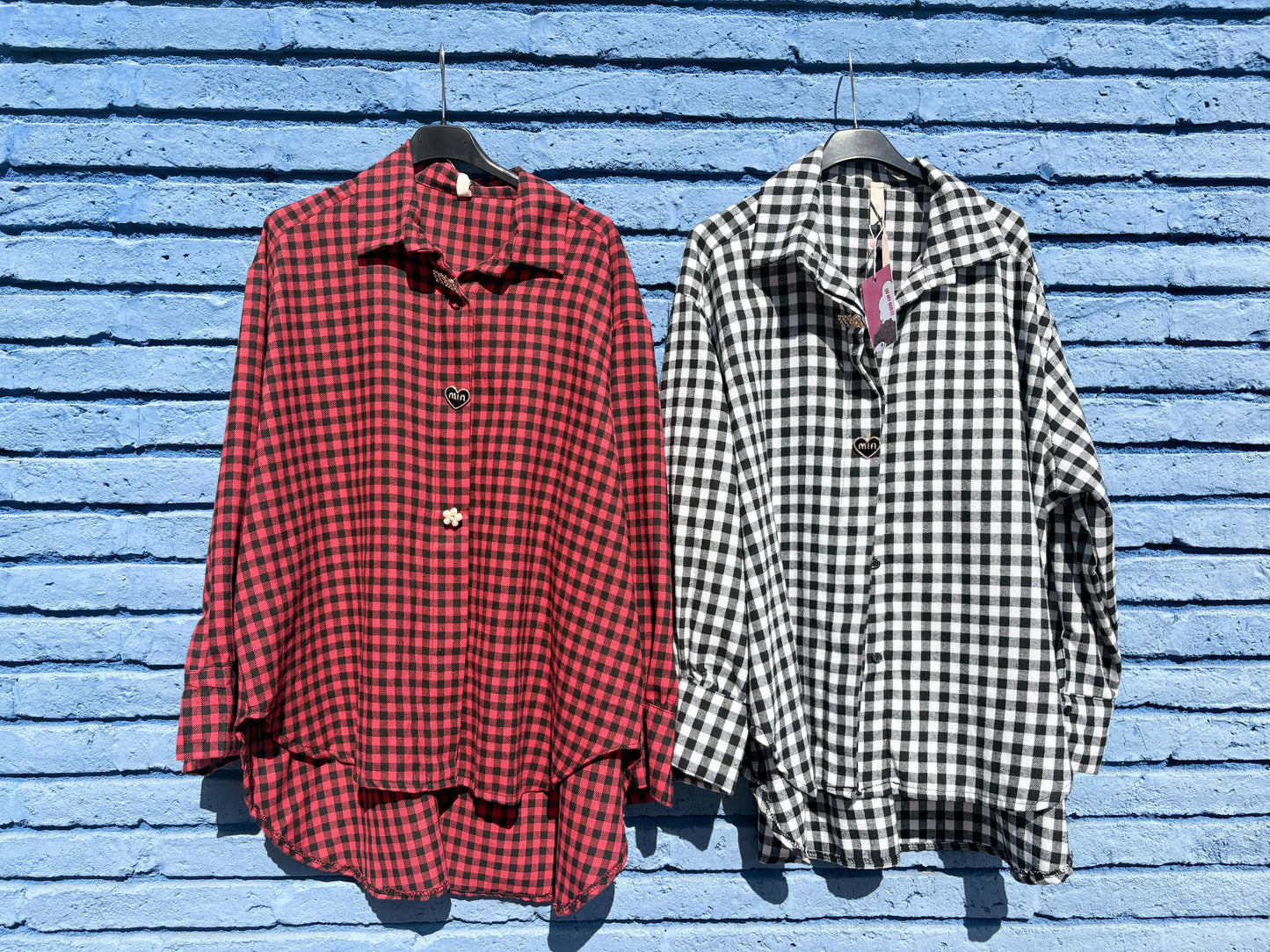CAMISA VICHY CON ADORNOS