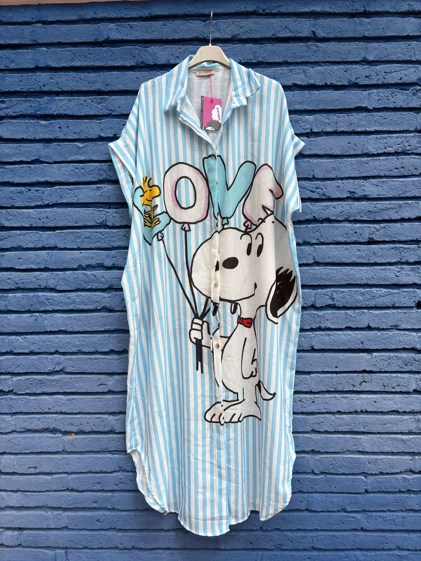 CAMISA VESTIDO DE SNOOPY