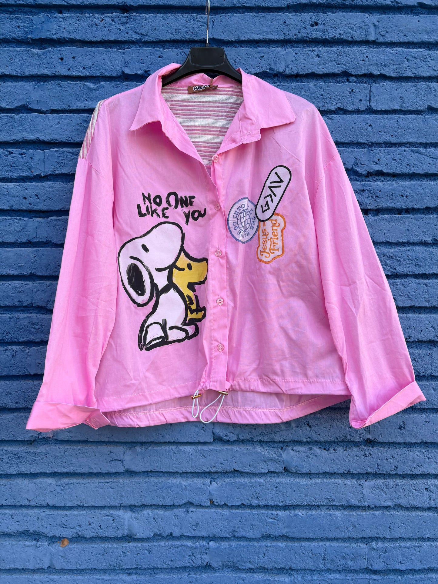 CAMISA ROSA SNOOPY