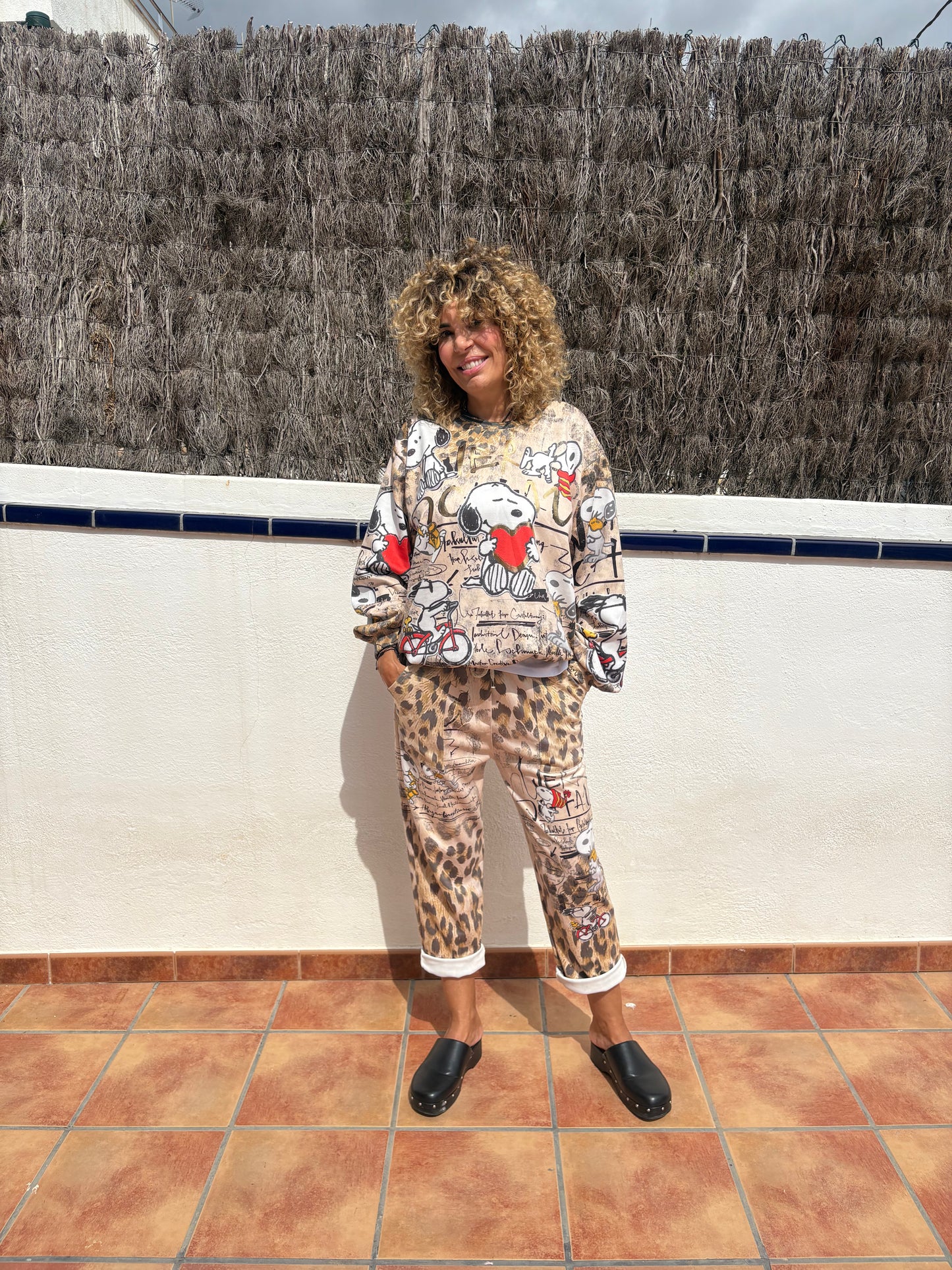 PANTALÓN CHANDAL ESTAMPADO SNOOPY