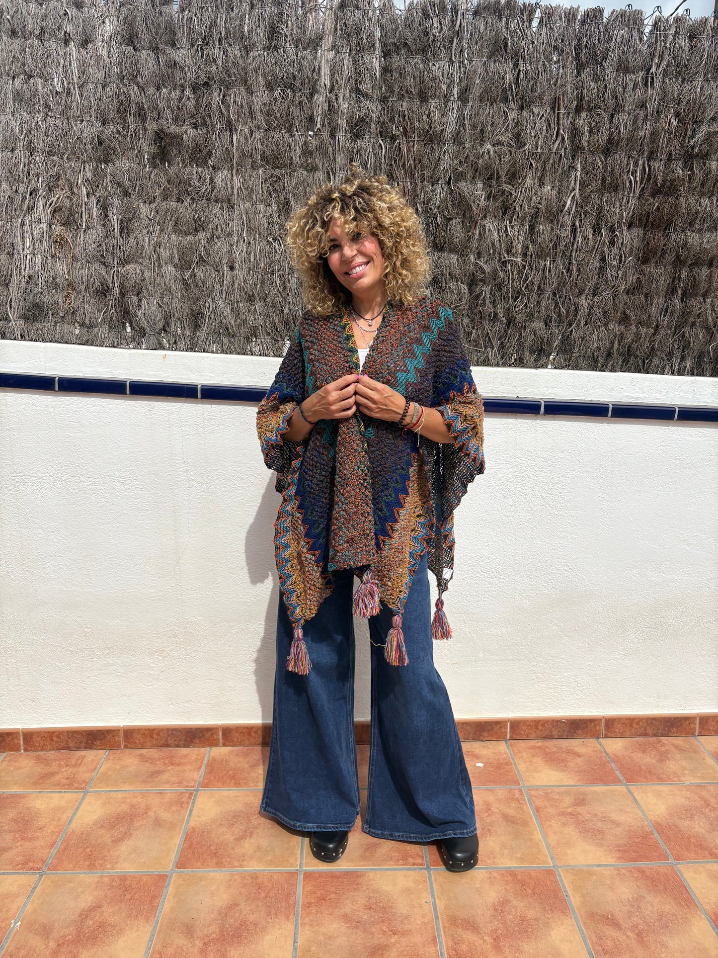 PONCHO MULTICOLOR
