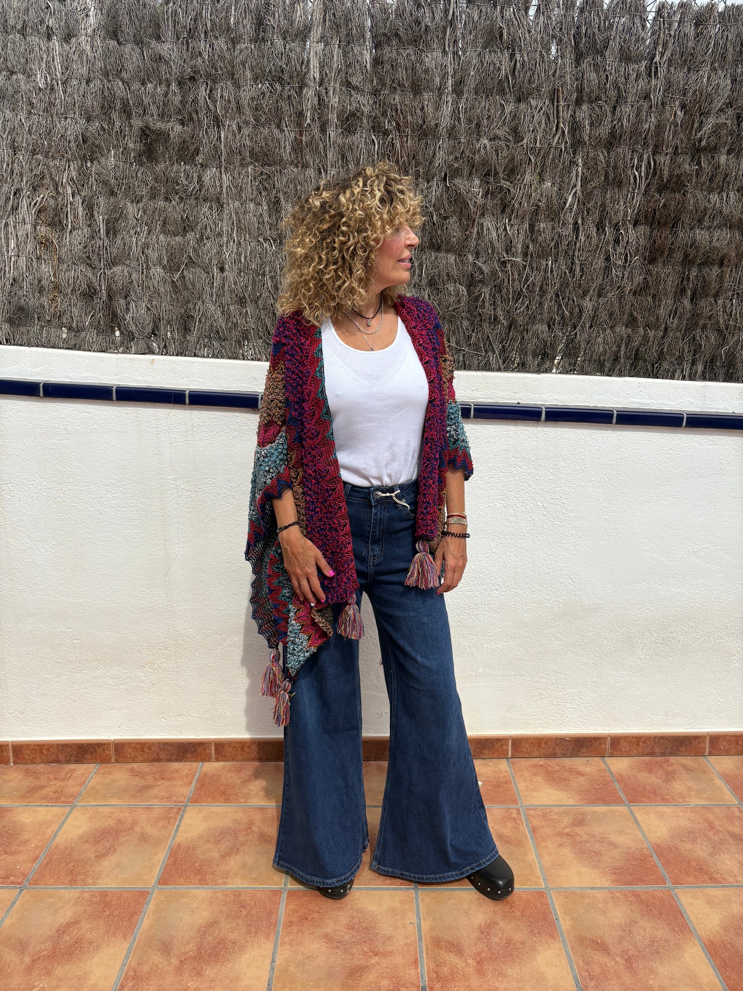 PONCHO MULTICOLOR
