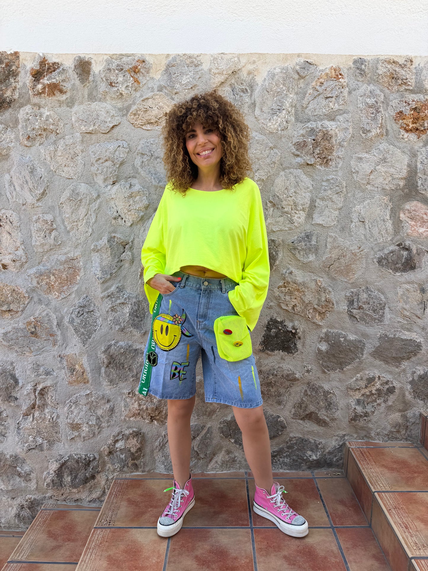 SHORTS VAQUEROS CON ESTAMPADOS