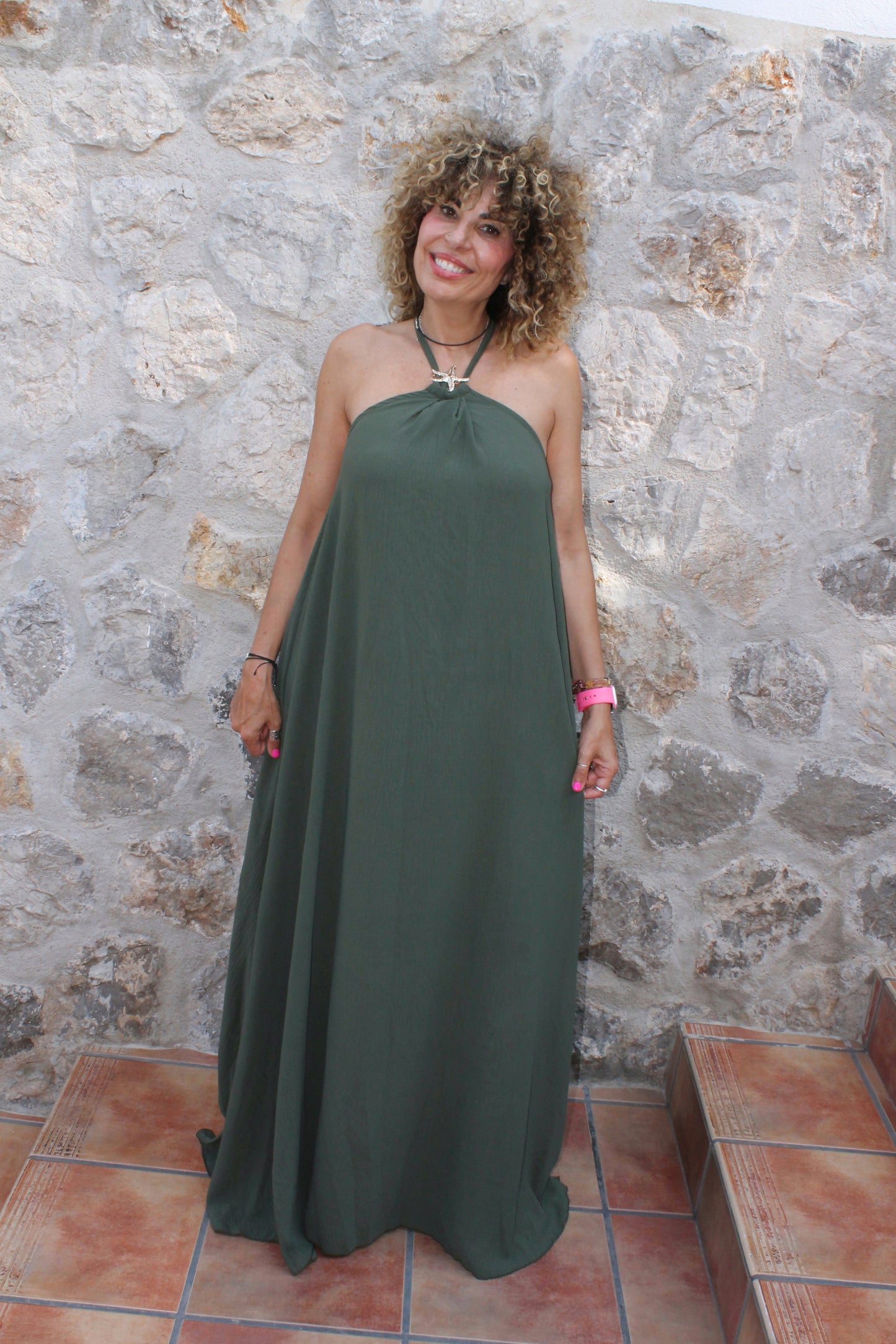 VESTIDO ESTRELLA DORADA