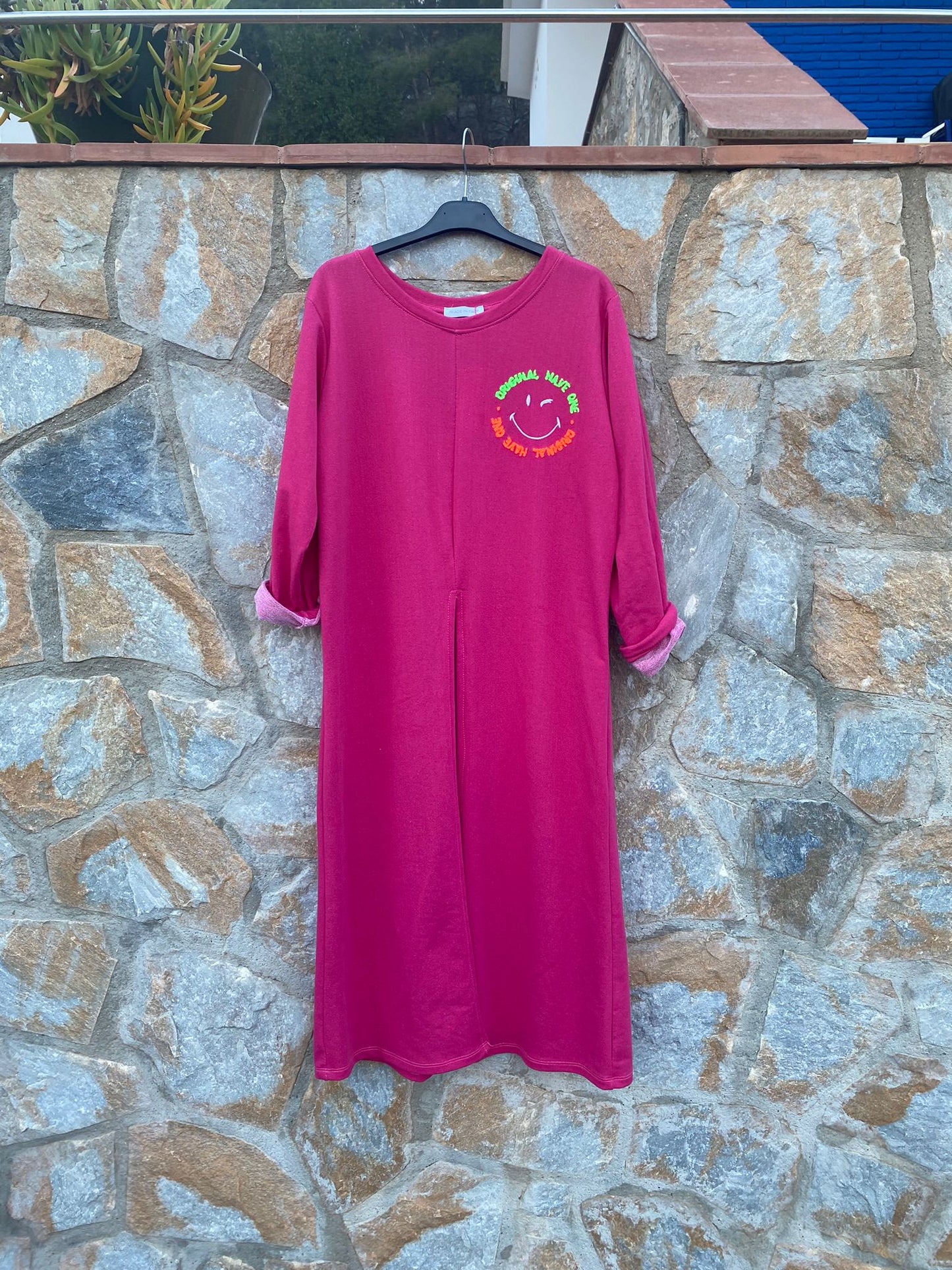 VESTIDO OBERTURA CON FLUOR
