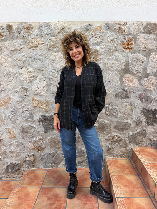 CHAQUETA REVERSIBLE CON ESTAMPADO