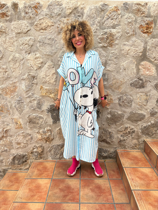 CAMISA VESTIDO DE SNOOPY