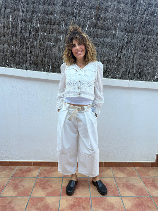 PANTALÓN BALLOON BLANCO