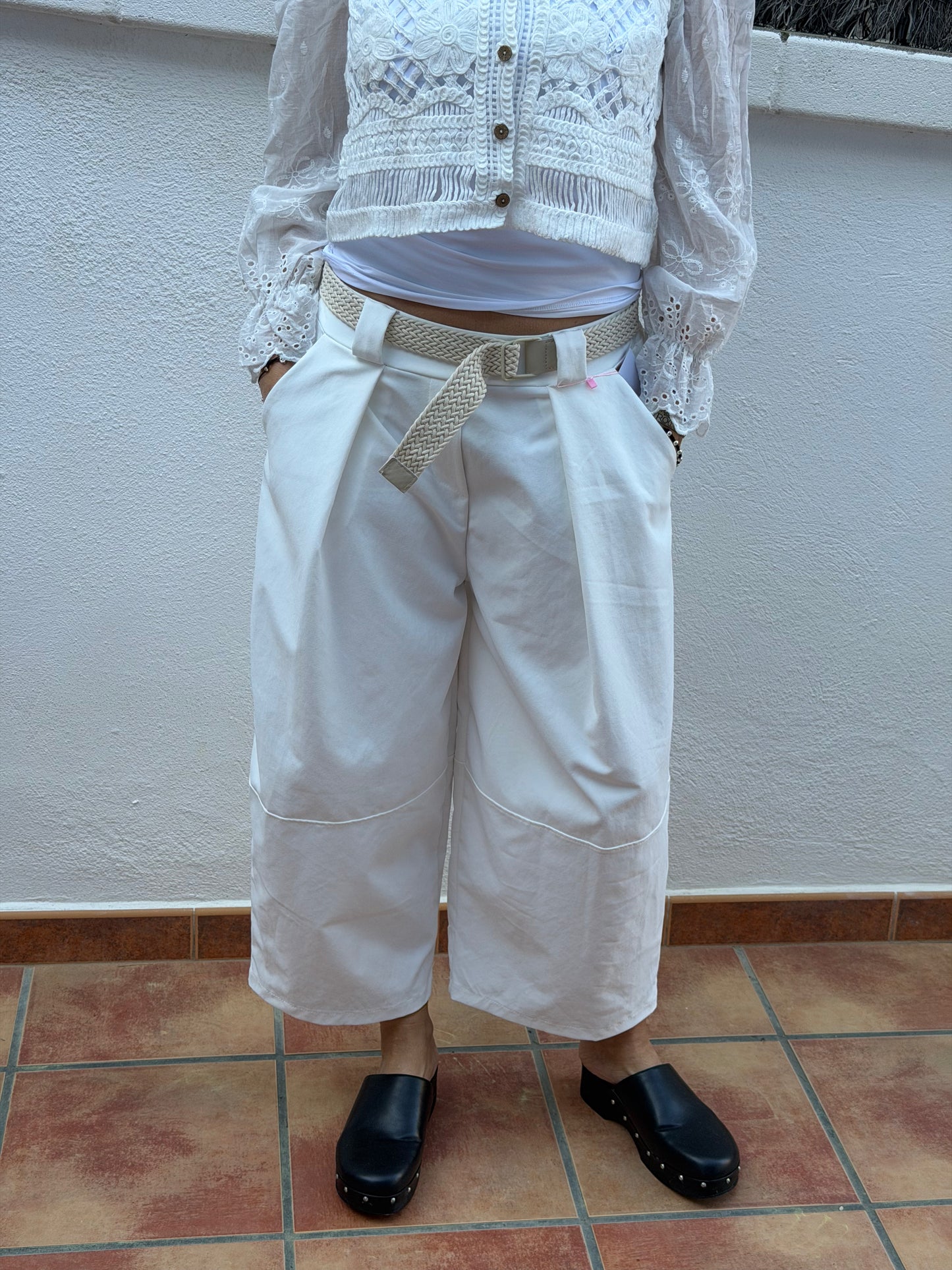 PANTALÓN BALLOON BLANCO