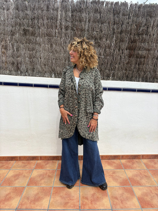 CASACA ESTAMPADO MILITAR