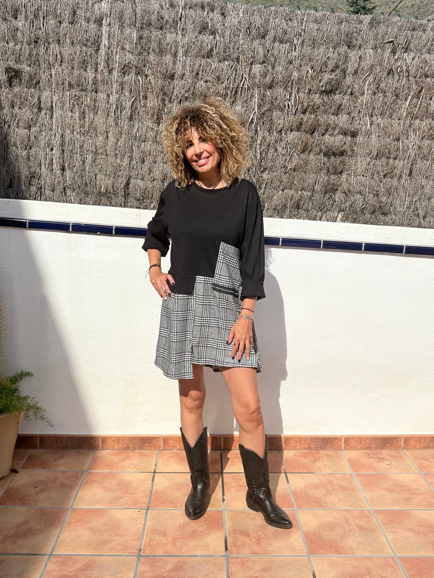 VESTIDO CUADRO VICHY