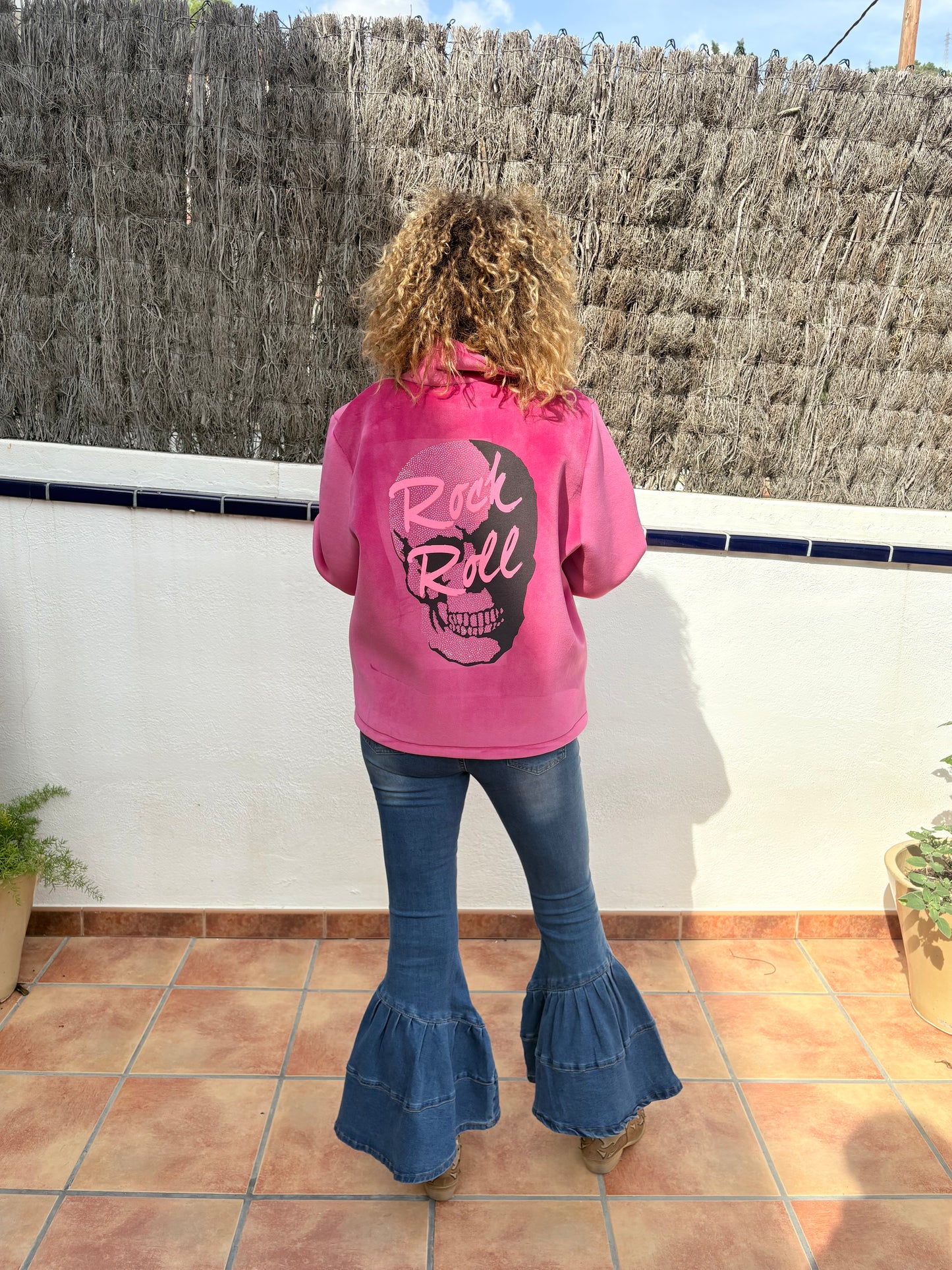 CHAQUETA CALAVERA ROCK ROLL