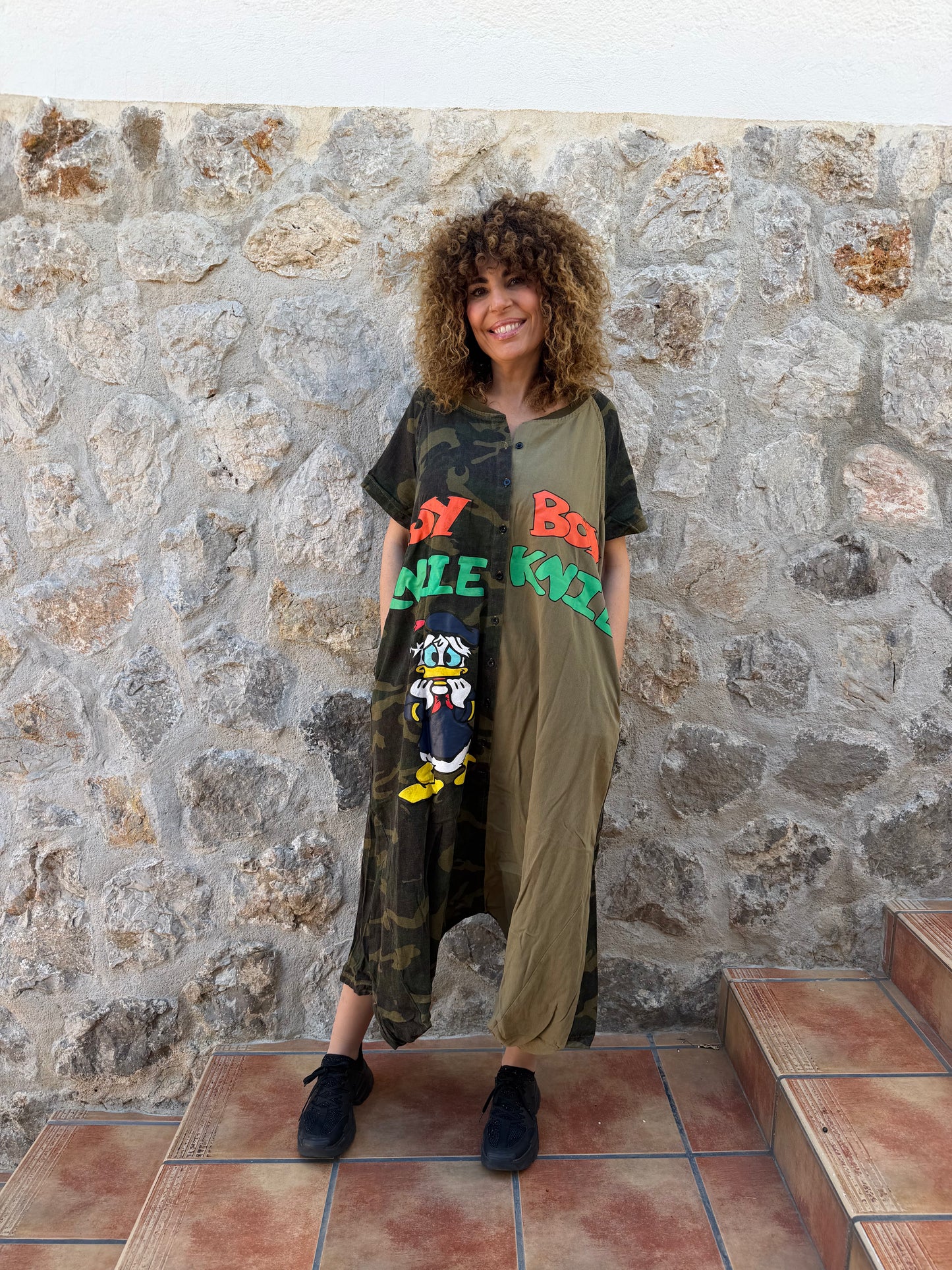 MONO CAMUFLAJE ESTAMPADO PATO DONALD