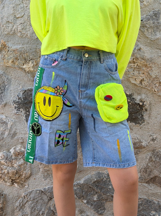 SHORTS VAQUEROS CON ESTAMPADOS