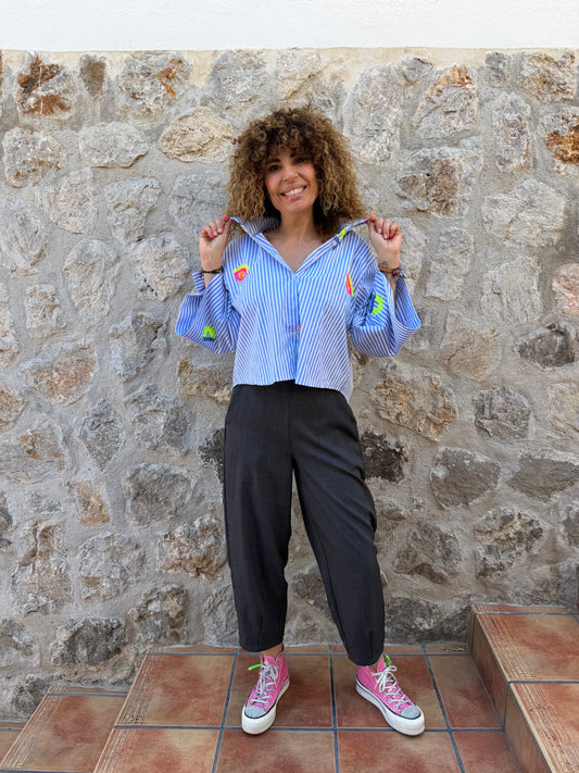 CAMISA PARCHES FLUOR