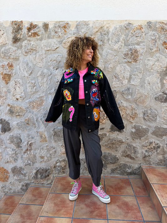 CHAQUETA VAQUERA ESTAMPADOS BRILLANTES