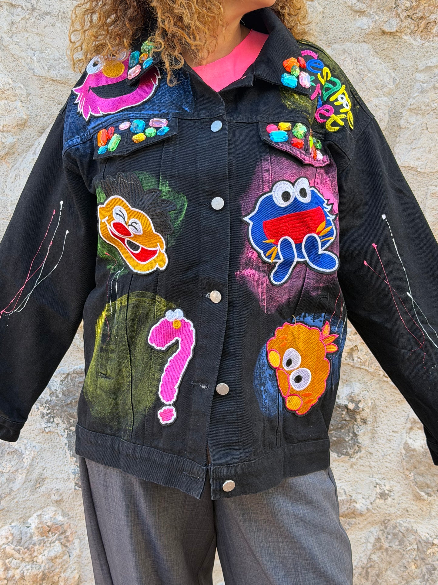 CHAQUETA VAQUERA ESTAMPADOS BRILLANTES