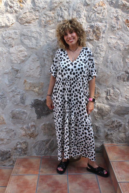 VESTIDO DE TOPOS