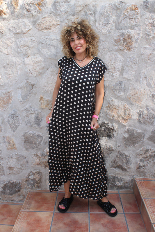 VESTIDO DE TOPOS