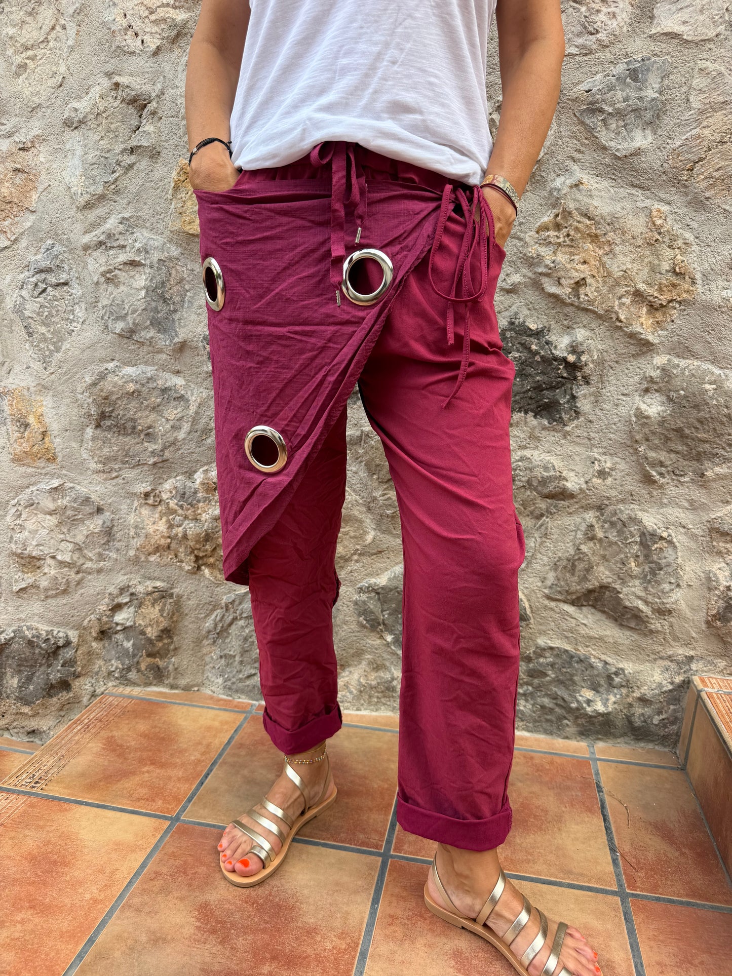 PANTALÓN PAÑUELO AROS