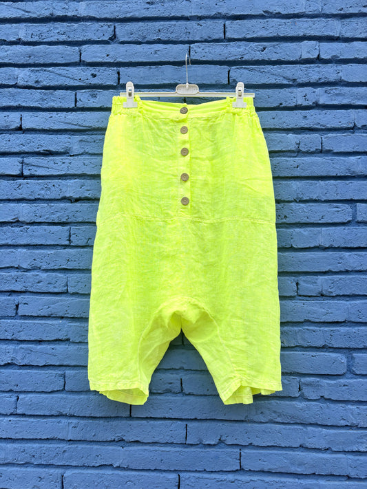 PANTALÓN HIP-HOP CORTO FLUOR